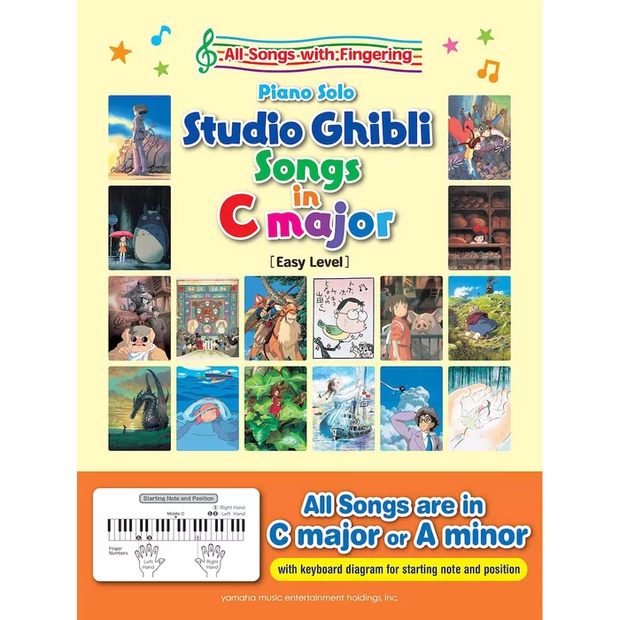 Studio Ghibli Songs In C Major Piano Solo (English Ver.) 3 Studio Ghibli Songs In C Major Piano Solo (English Ver.)