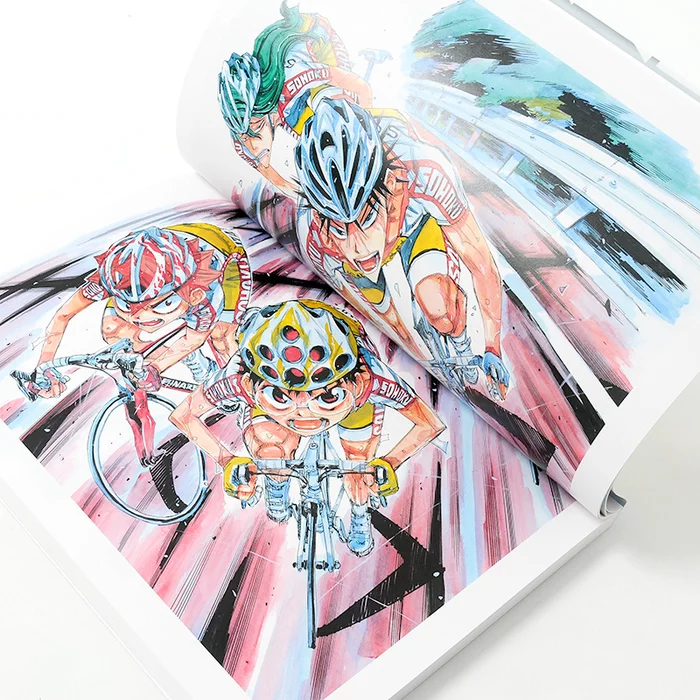Yowamushi Pedal Art Book - Colors W/ Bonus Giant Poster 10 Yowamushi Pedal Art Book - Colors W/ Bonus Giant Poster - Image 8