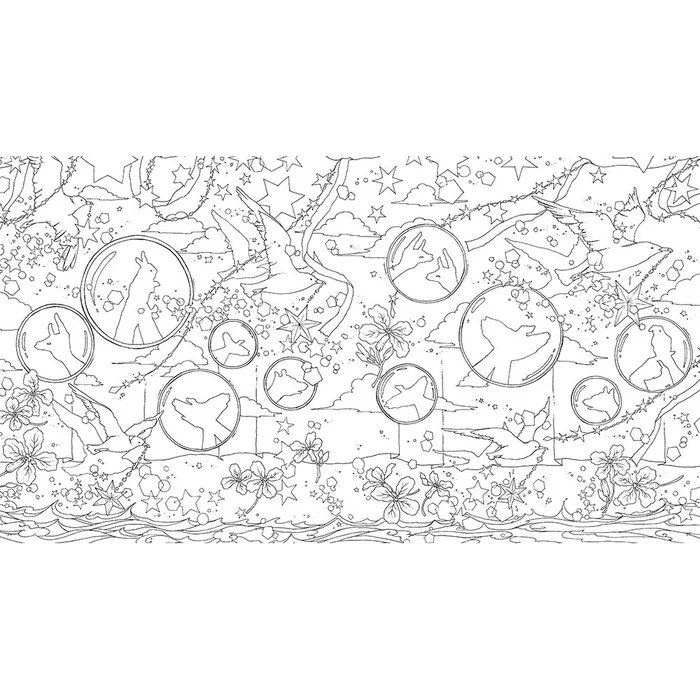 Paper Cutout Artist Shinobu Ohashi Coloring Book 17 Paper Cutout Artist Shinobu Ohashi Coloring Book - Image 15