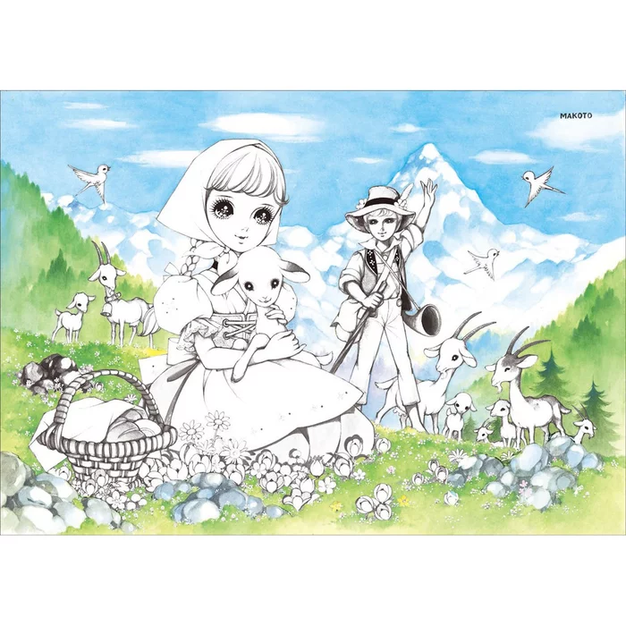 Macoto Takahashi Coloring Book 7 Macoto Takahashi Coloring Book - Image 5