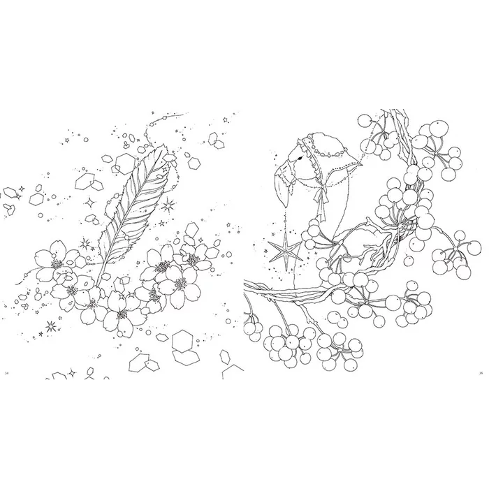 Paper Cutout Artist Shinobu Ohashi Coloring Book 21 Paper Cutout Artist Shinobu Ohashi Coloring Book - Image 19