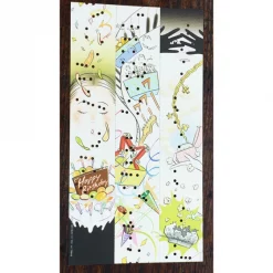 Mieru Record/Otowa "Happy Birthday" Paper-Tape Music Box Manga